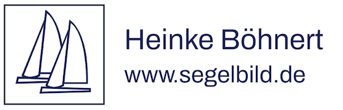 Logo Atelier Segelbild von Heinke Böhnert